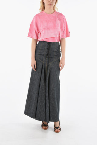 Gonna in Denim con Laccetti Corsetto