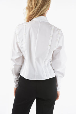Collarless Adjustable Shirt
