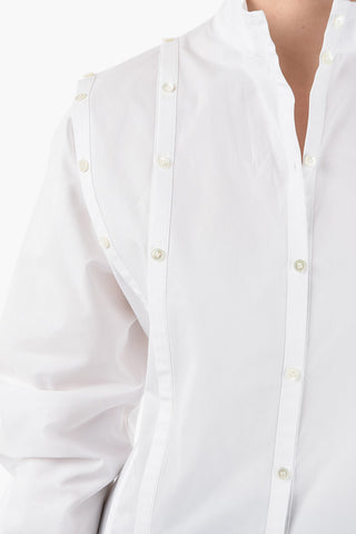 Collarless Adjustable Shirt