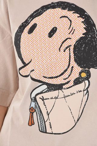2 GENIUS 1952 Crewneck Printed OLIVE T-shirt