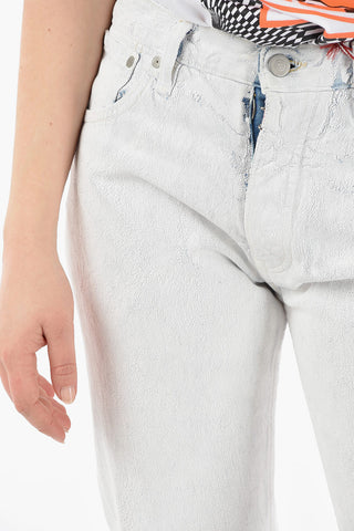 MM4 5 Pockets Crackle Effect Bianchetto Denims 21cm