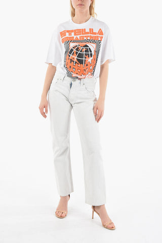 MM4 5 Pockets Crackle Effect Bianchetto Denims 21cm