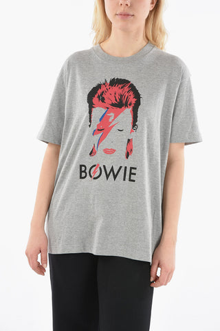 JUNYA WATANABE Crew-neck T-shirt with Printed BOWIE