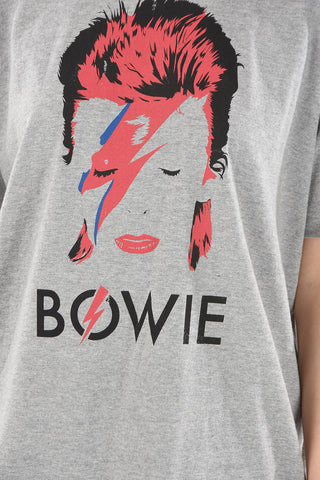 JUNYA WATANABE Crew-neck T-shirt with Printed BOWIE