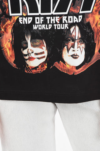 Graphic Print Kiss T-shirt