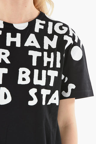 MM1 Contrasting Printed Cotton T-Shirt