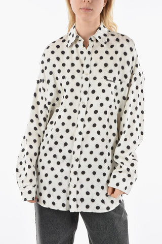 Dot Print Long Sleeved Shirt