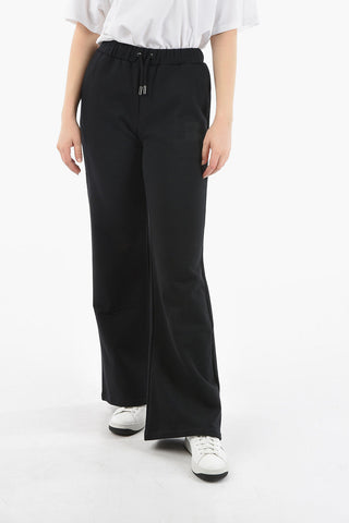 Joggers Bootcut in Cotone Felpato