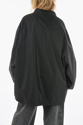 Giacca a Vento UNISEX Oversize in Nylon con Stampa Monogram