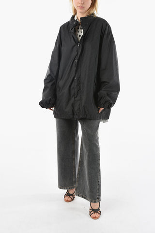 Giacca a Vento UNISEX Oversize in Nylon con Stampa Monogram