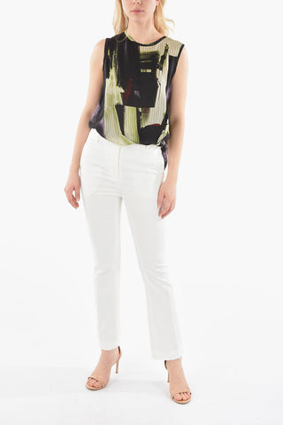 BOUTIQUE Stretchy-cotton Tailored Pants