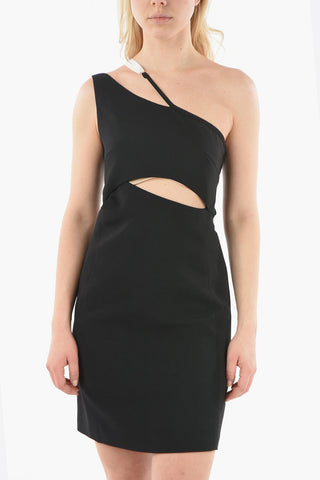 Stretchy-viscose Bodycon Dress with Cut-out Detailing