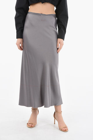 ARTISANAL Satin Midi Skirt