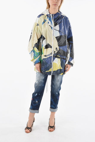 CRUISE Printed Hooded Windbreaker