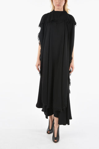 Ribbon Neck Sleeveless Long Dress