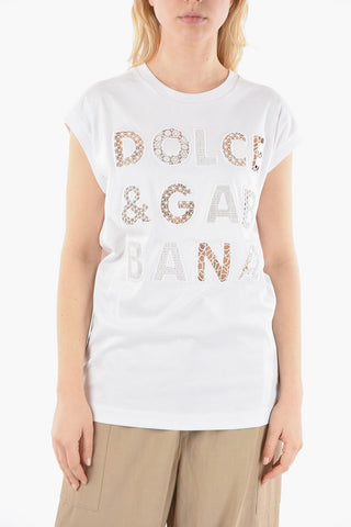 Embroidered Maxi Written Logoed T-shirt