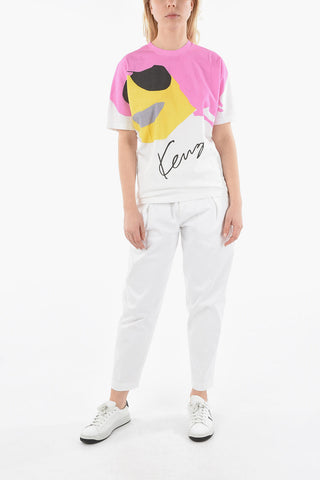 Kimono T-shirt with KENZO HOMMAGE Print
