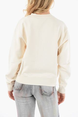 Maxi Print DOLPHIN Crew Neck Sweatshirt