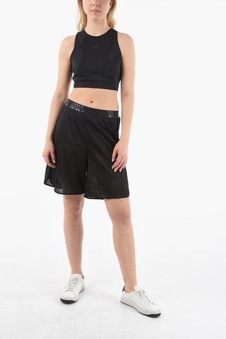 MATT BLACK Tech Textile Athleisure Top