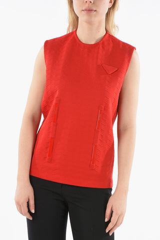 Crewneck Sleeveless Top