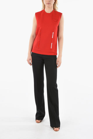 Crewneck Sleeveless Top