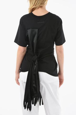 MM6 Self-tie Gloves Panels Crew-neck T-shirt