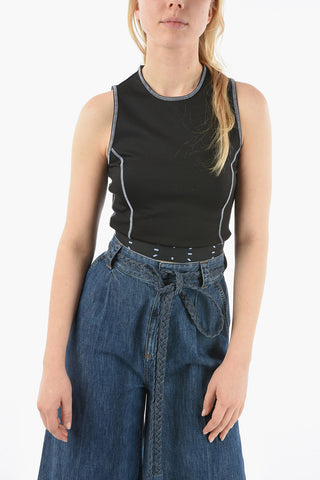 MCQ Athleisure Top with Visible Stitching