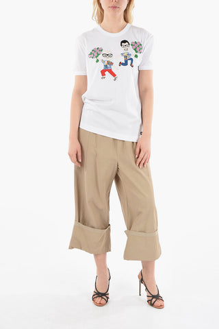 #DGFAMILY Crew-neck Embroidered T-shirt