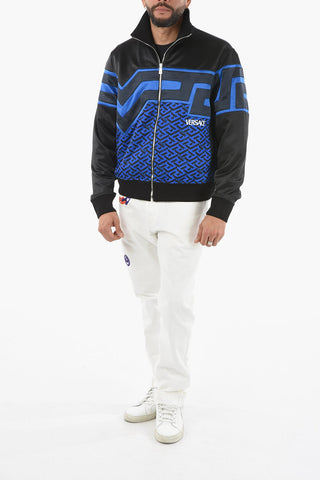 Printed Track Sweater
