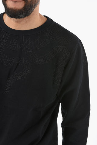 Crew Neck RODRIGO Embroidered Sweatshirt