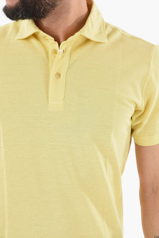 Polo GEORGE in Lino e Cotone a Tinta Unita