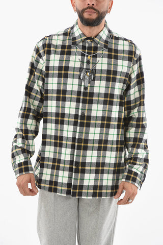 Cotton Flannel FEATHERS NECKLACE Shirt