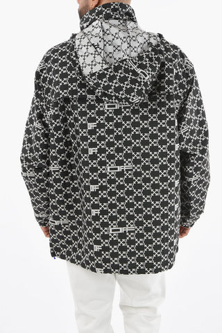 Monogram Printed Nylon Windbreaker