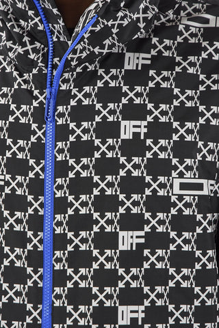Monogram Printed Nylon Windbreaker