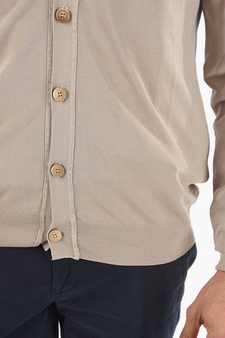 Cardigan a Tinta Unita con Scollo a V