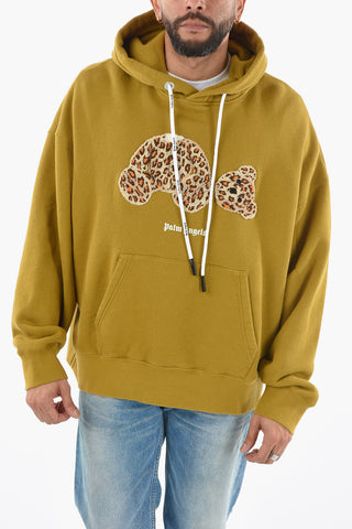 Felpa LEOPARD BEAR in Cotone con Ricamo in Spugna