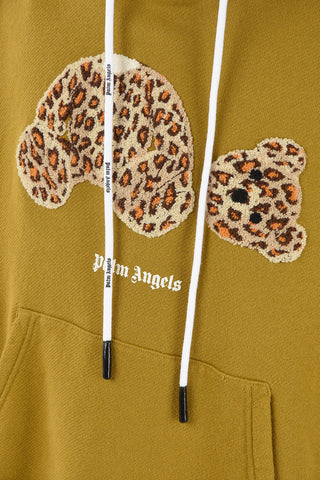 Felpa LEOPARD BEAR in Cotone con Ricamo in Spugna