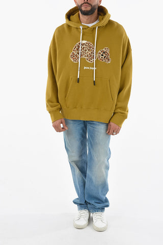 Felpa LEOPARD BEAR in Cotone con Ricamo in Spugna