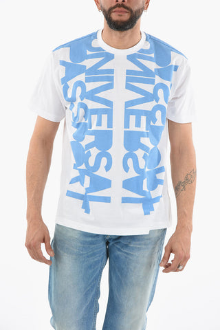 REBURBERRY T-shirt girocollo con Stampa UNIVERSAL PASSPORT