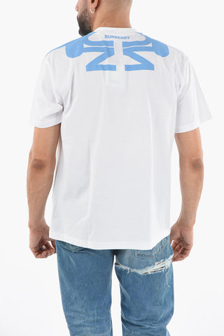 REBURBERRY T-shirt girocollo con Stampa UNIVERSAL PASSPORT