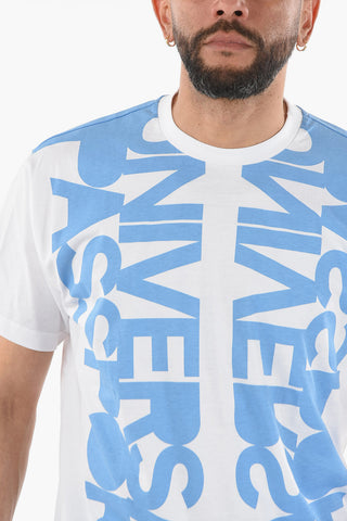 REBURBERRY T-shirt girocollo con Stampa UNIVERSAL PASSPORT