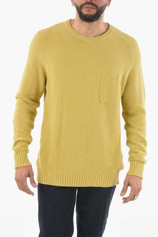 Maglia Girocollo in Cotone con Taschino