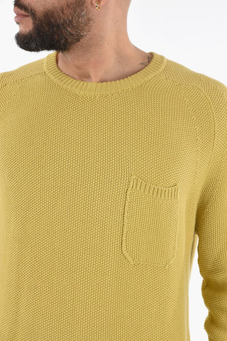 Maglia Girocollo in Cotone con Taschino