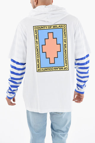 Double-layered COUNTY PARK Hooded T-Shirt