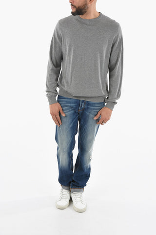 Cotton Crew-neck Sweater