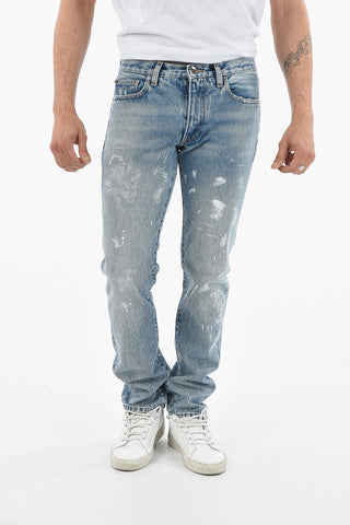 Jeans Skinny Fit DIAG OUTLINE Effetto Vissuto 15cm