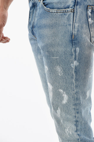 Jeans Skinny Fit DIAG OUTLINE Effetto Vissuto 15cm