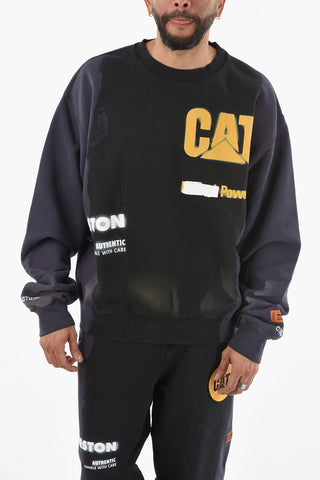 CAT Crew Neck POWER Printed Sweatshirt