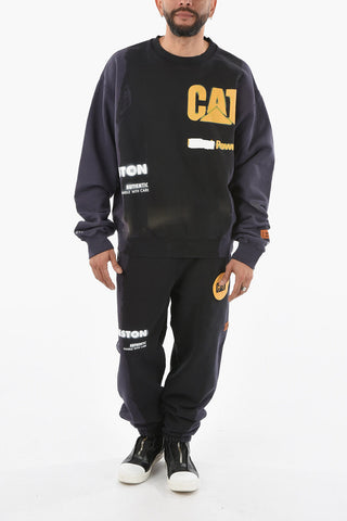 CAT Crew Neck POWER Printed Sweatshirt