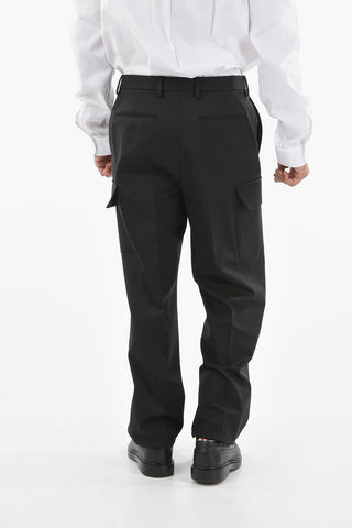 Virgin Wool Pants With Side Pockets
